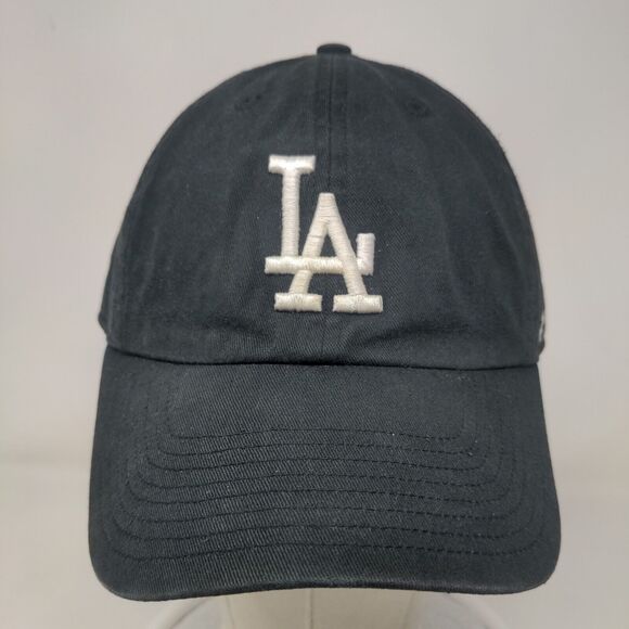 '47 Brand Men's Slideback Hat Black OSFM Embroidered LA Dodgers Logo - Picture 2 of 9